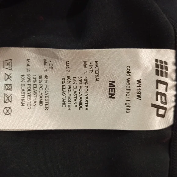 CEP men's' Running Tights Black , Size medium - Picture 10 of 14